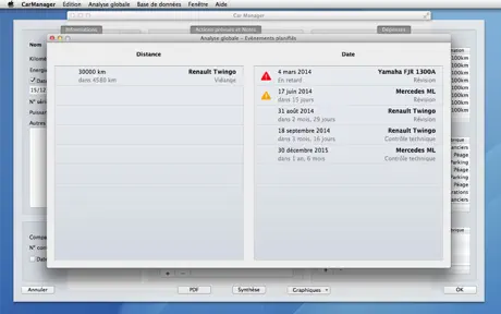 Car Manager2, Voitures et moto