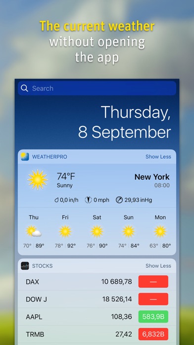 WeatherPro Screenshot