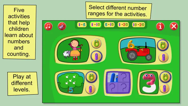 Numberjacks Counting to 20 screenshot 1 of 5
