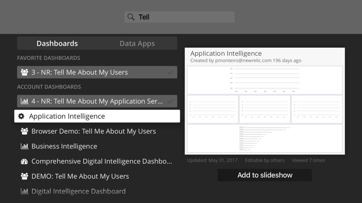 Screenshot #2 pour New Relic for TV