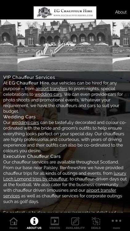 EG Chauffeur Hire