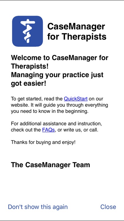 CaseManager for Therapists
