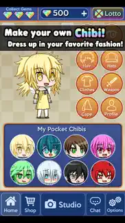 pocket chibi - anime dress up iphone screenshot 2