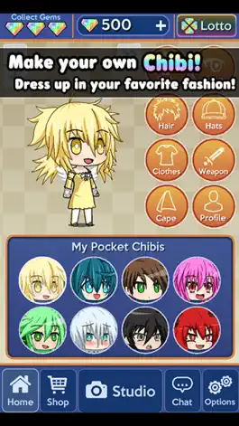 Game screenshot Pocket Chibi - Anime Dress Up apk