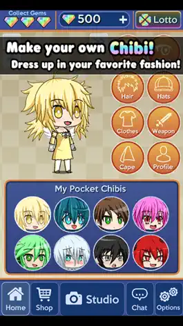 Game screenshot Pocket Chibi - Anime Dress Up apk