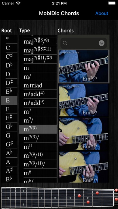 Screenshot #3 pour MobiDic Guitar Chords