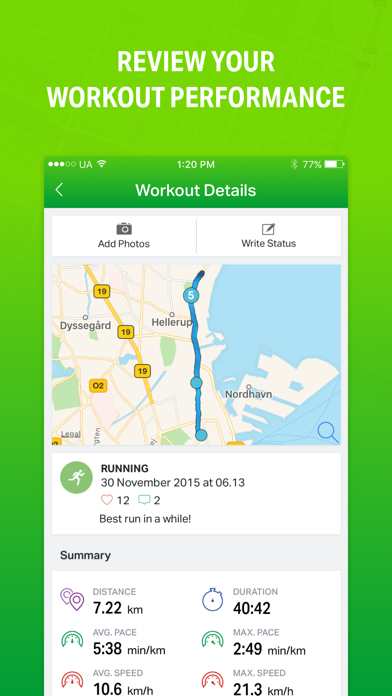 Endomondo Sports Tracker screenshot1