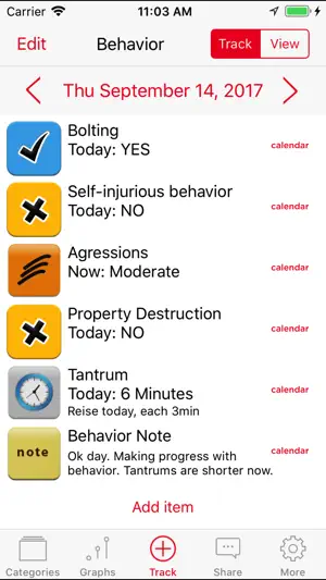 Autism Tracker Pro screenshot 1