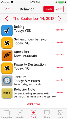 Autism Tracker Pro screenshot 1