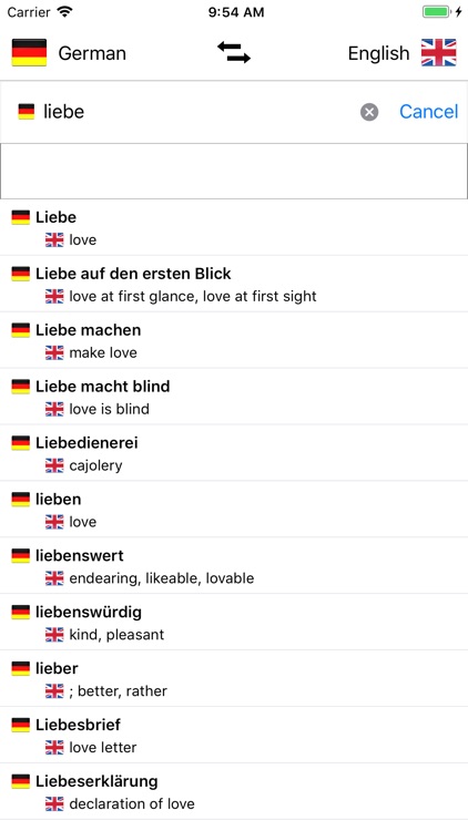 German/English Dictionary screenshot-0