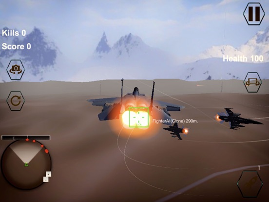 Screenshot #4 pour Jet Avion Guerre Combat 2k17