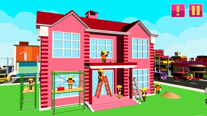 Pink Girl House Construction 1.0 IOS -