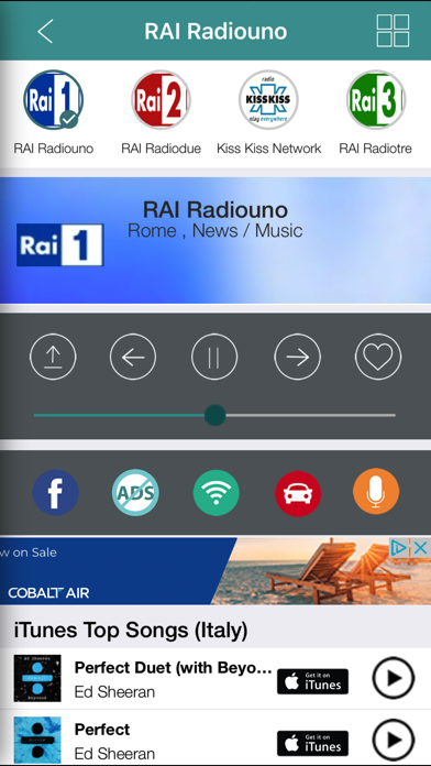 Screenshot #2 pour iRadio Italia - Tuner