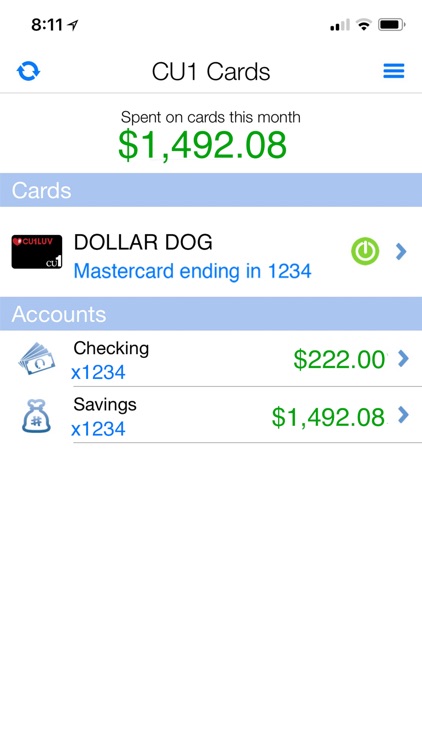 Credit Union 1 CardControl screenshot-3