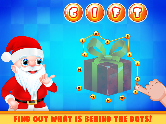 Connect Dots Christmas Game