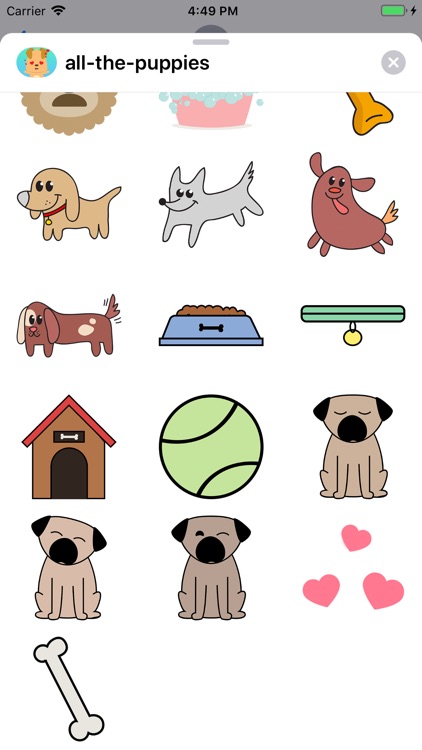 Dog Stickers - All The Puppies screenshot-4