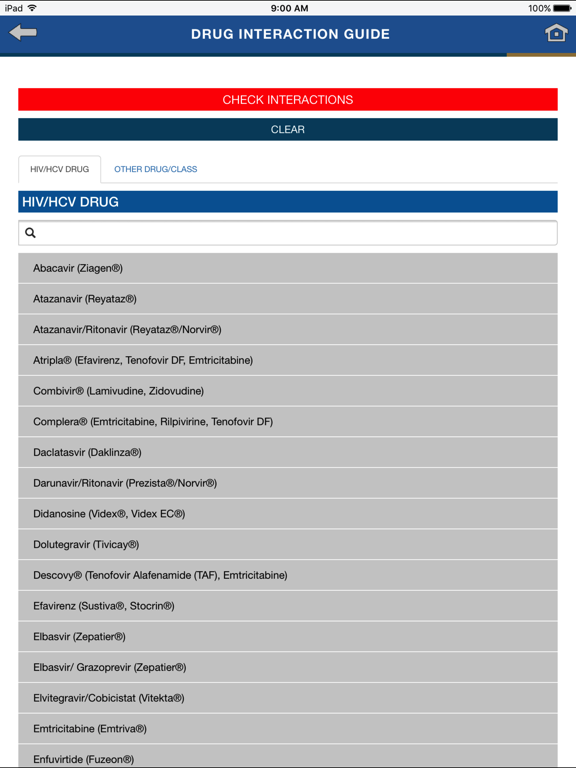 Screenshot #5 pour HIV-HCV Drug Therapy Guide