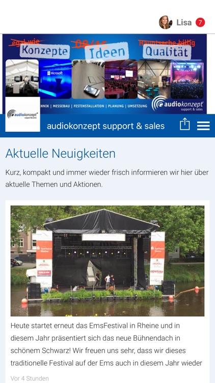 audiokonzept support & sales