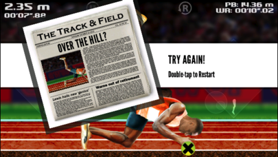 screenshot of QWOP for iOS 3