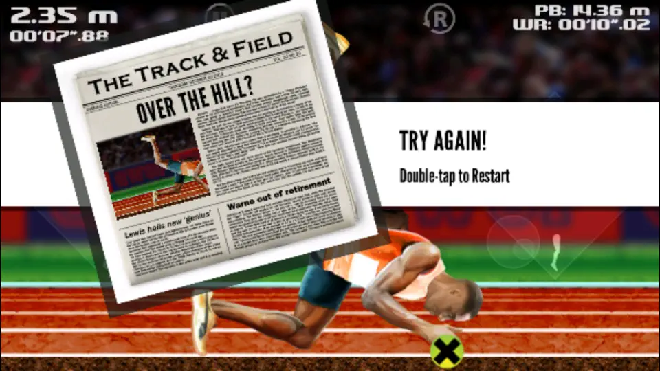 Captura de pantalla de QWOP For IOS en iPhone 3