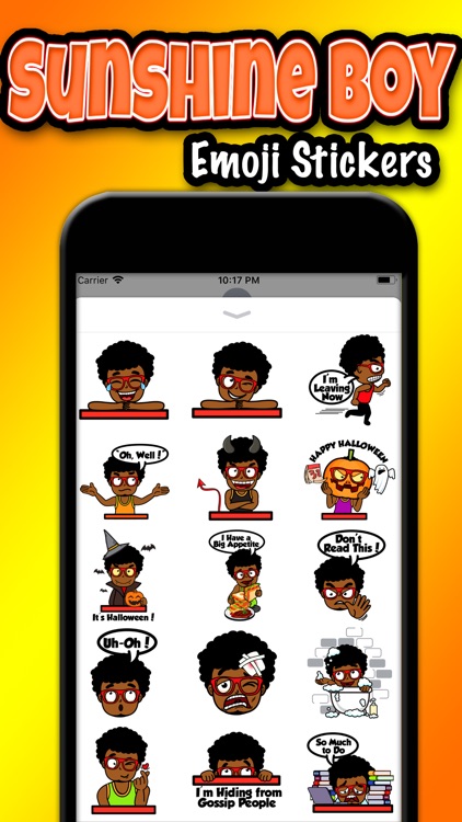 Sunshine Boy Emoji Stickers