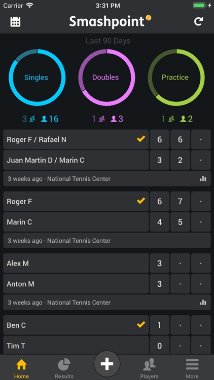 Smashpoint Tennis Tracker