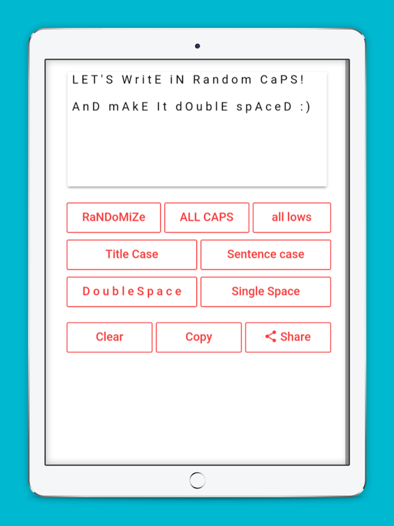 Screenshot #4 pour Case Changer Random Caps
