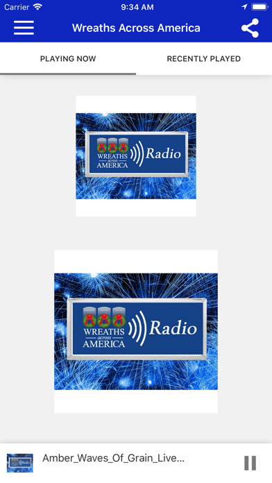 Wreaths Across America iPhone screenshot 1 - Music app