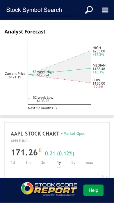 Stock Score Report screenshot 2