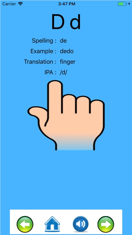 Spanish alphabet for students screenshot-5