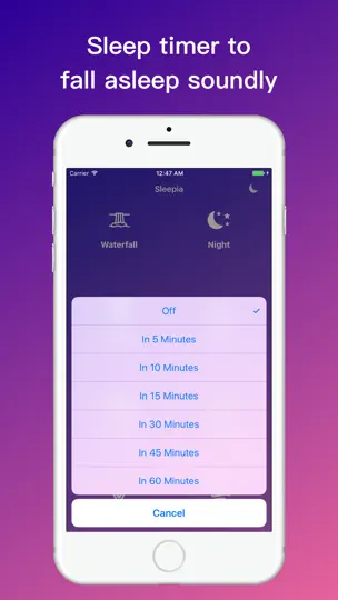 Capture d'écran de Sleep & Relax Sounds - Sleepia sur iPhone 3
