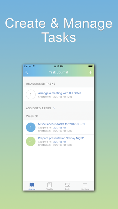 Productivity Journal screenshot
