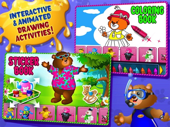 Teddy Bear Colors iPad app afbeelding 2