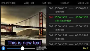 Video Subtitle Edit Lite - Video Text Editor screenshot #4 for iPhone