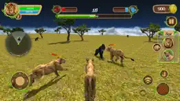 wild lion family simulator iphone screenshot 4
