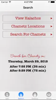 no chametz iphone screenshot 1