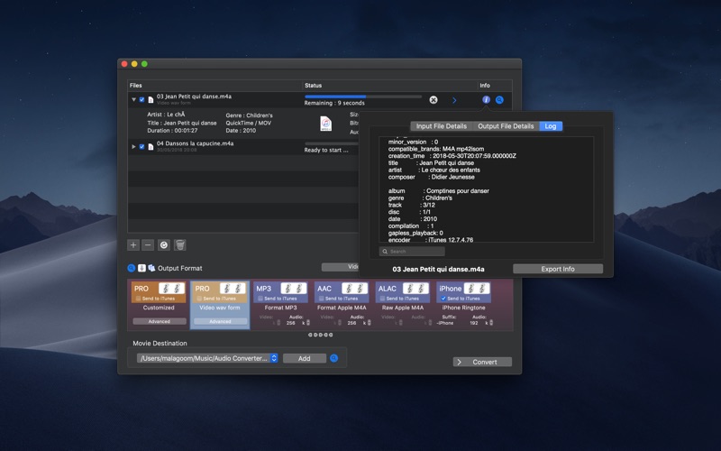App screenshot