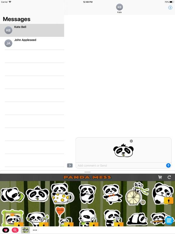 Panda Mess iPad screenshot