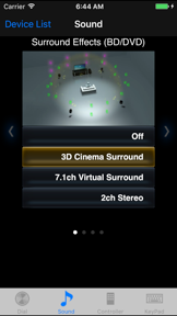 Panasonic Theater Remote 2012 screenshot