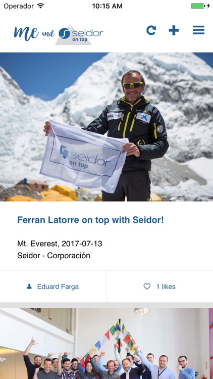Me&Seidor on top