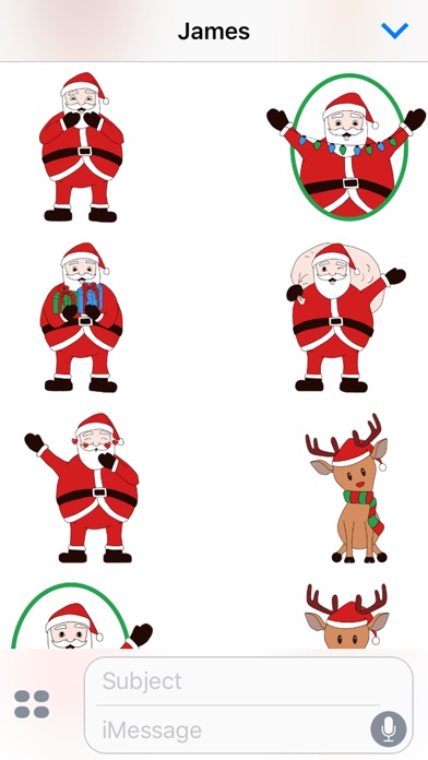 Santa Claus Sticker Pack screenshot 2