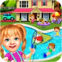 Sweet Baby Girl Pool Party
