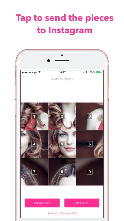 Photo Grid Split - tiles grid for profile page