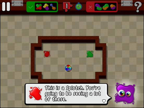 Screenshot #1 for Splotches: Paint Mixing Puzzle