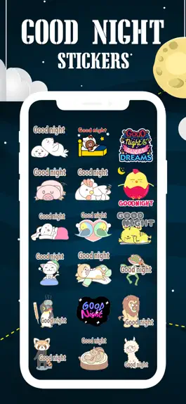 Game screenshot Good Night Emojis apk