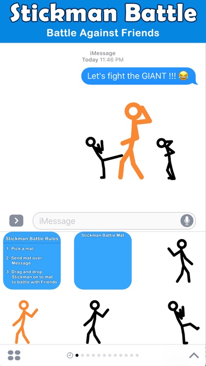 Animated Stick Man Battles