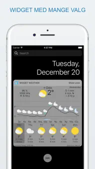Widget Weather iphone bilder 2