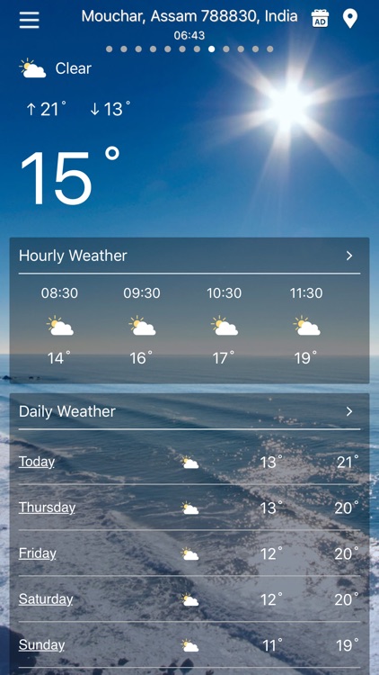 Weather live – radar, realtime