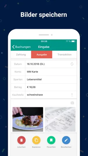 Screenshot von Haushaltsbuch : Money Manager auf dem iPhone 5