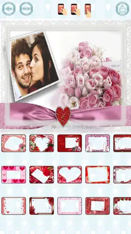 Game screenshot Love photo frames create cards apk